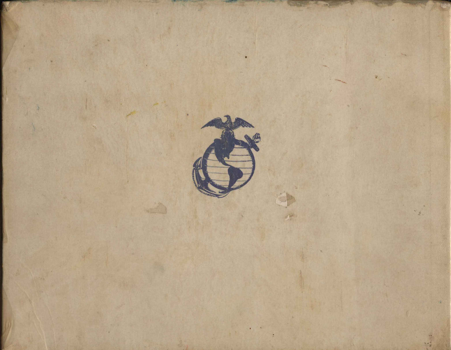 The back cover of VMSB-333 VMFS-333 Squadron Book, Marine Corps logo